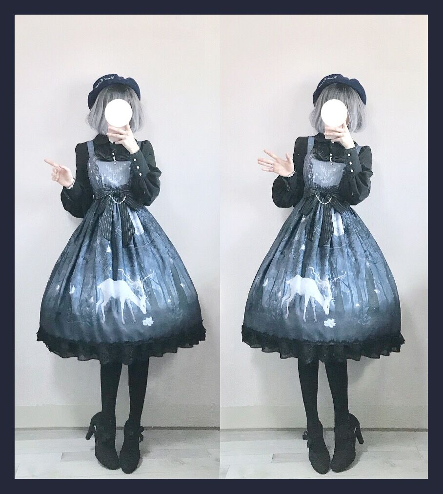 洛丽塔原创正版店铺平价推荐,绿色系小清新洛丽塔平价店铺