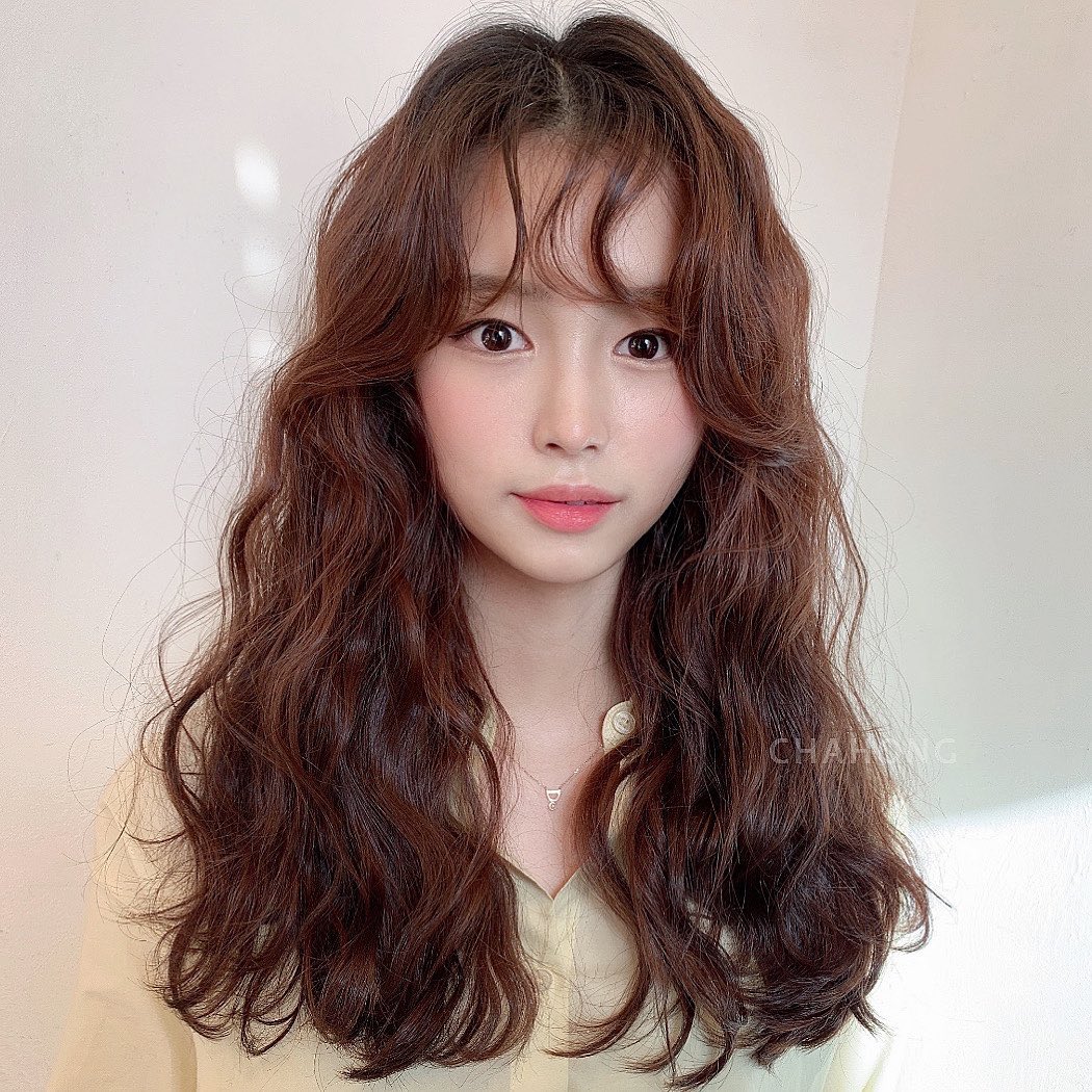 韩式减龄蓬松烫中短发羊毛卷,法式烫中短发羊毛卷