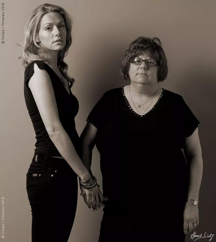 模特们啊~~妈妈的基因太强大，据说“女儿会偷走麻麻的美丽？