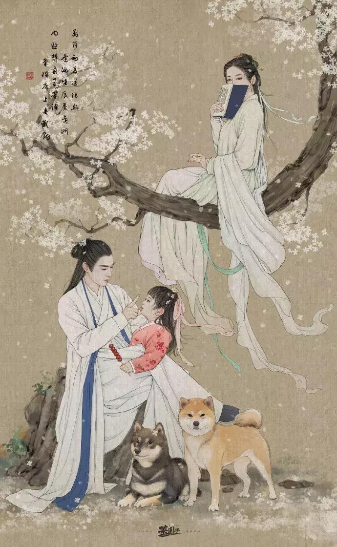 100张绝美古风女手绘简单铅笔,古风6-12岁手绘漫画人物超简单