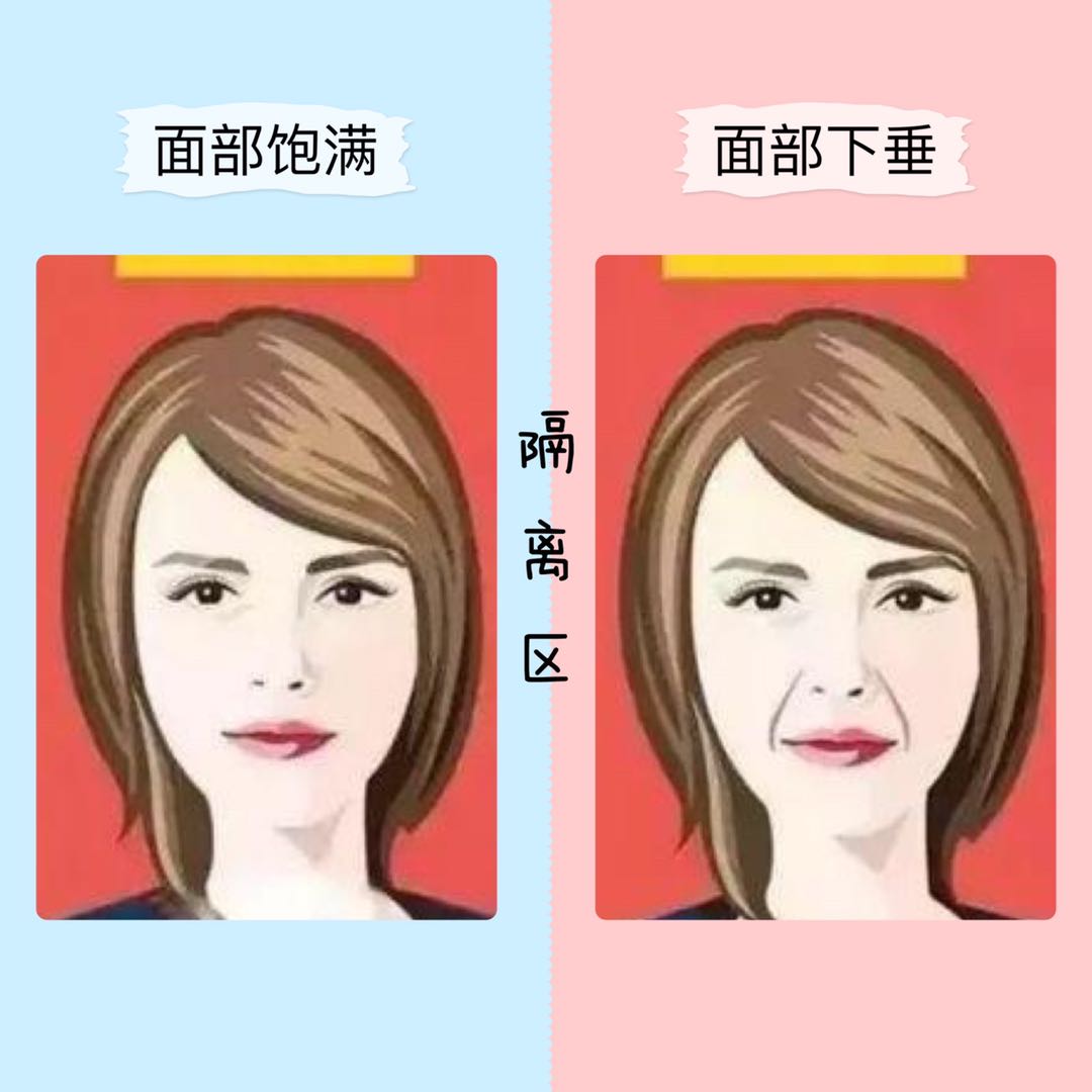 还不到30岁的郑爽，法令纹就这么明显了？*力暴**按摩，她的脸没事吧