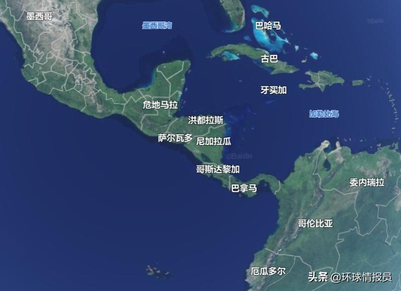 中美洲国家各个国家独立的时间,狭长的中美洲有七个国家