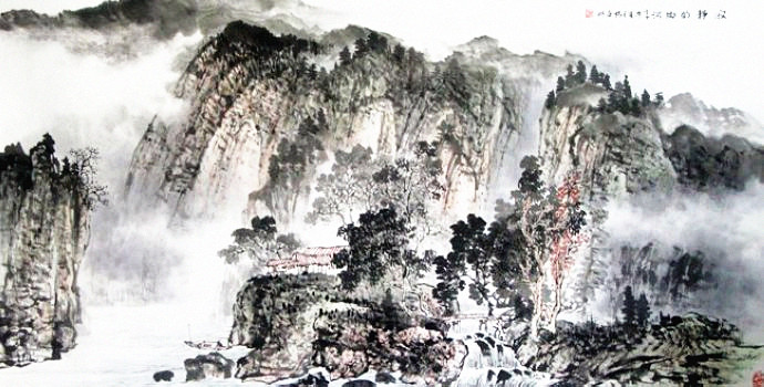 杨昌林山水画,杨昌林山水作品
