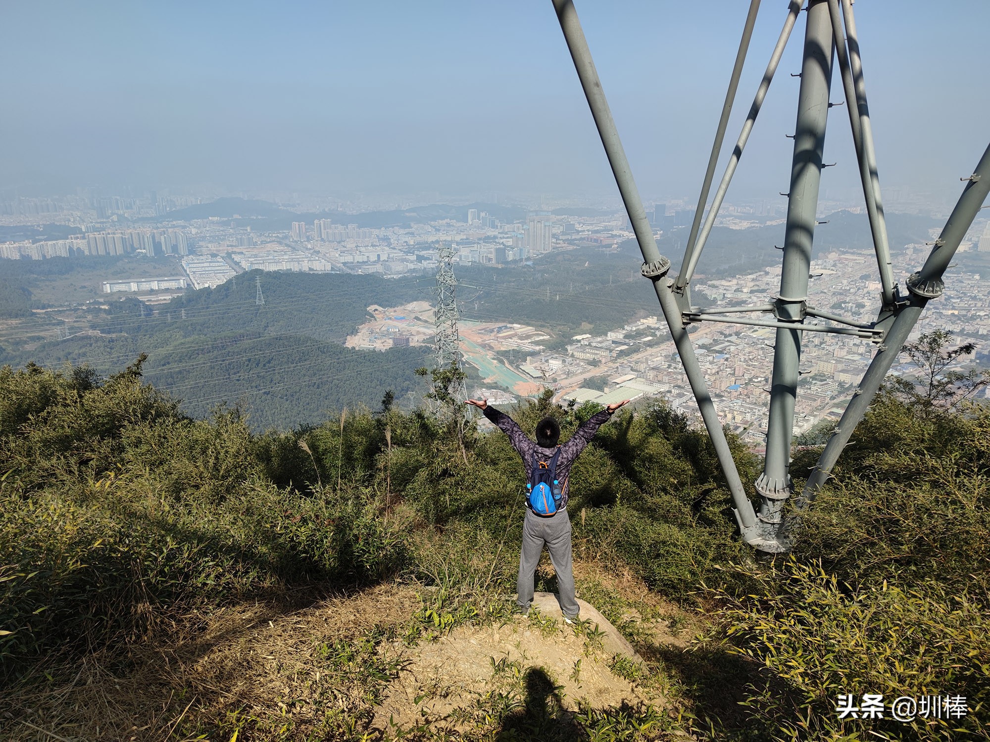 爬深圳山,爬深圳莲花山公园