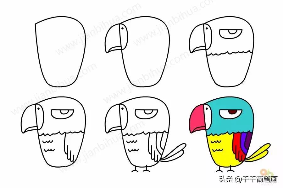 3-6岁儿童动物画入门教程,幼儿园动物画大全最简单