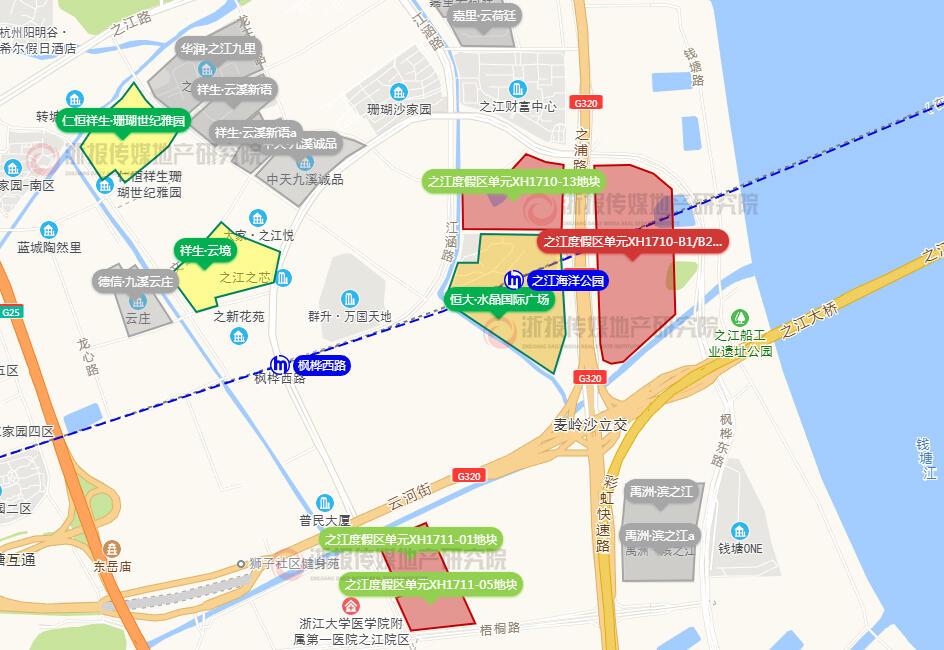 一线沿江，竞拍要求营收千亿级！蚂蚁要拿之江这块地？