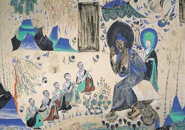 莫高窟是雕塑还是泥塑,美国敦煌莫高窟菩萨雕塑