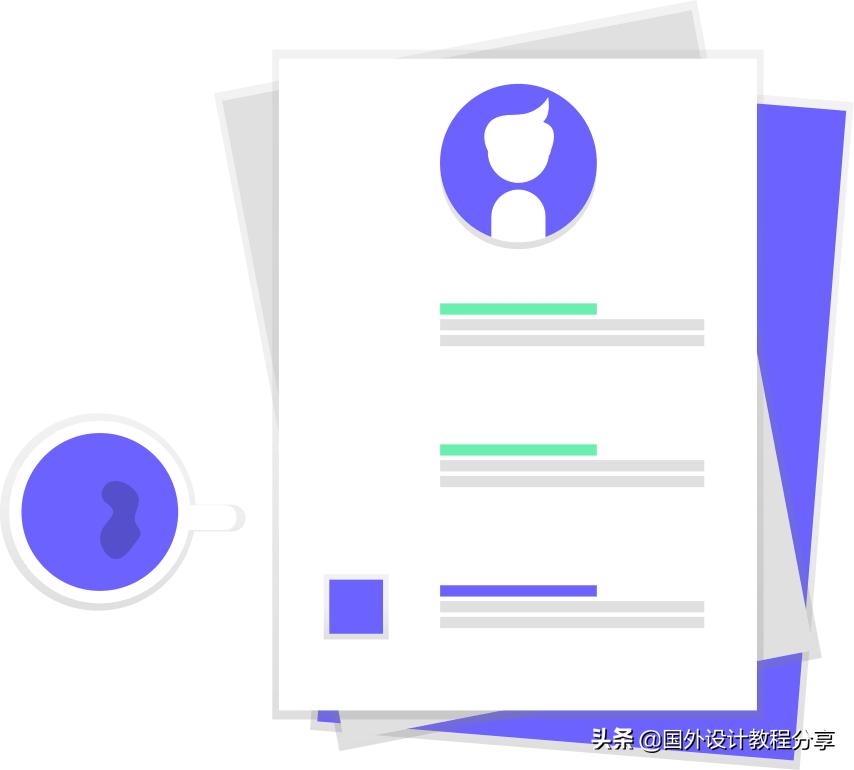 扁平矢量插画教程,矢量扁平插画怎么画