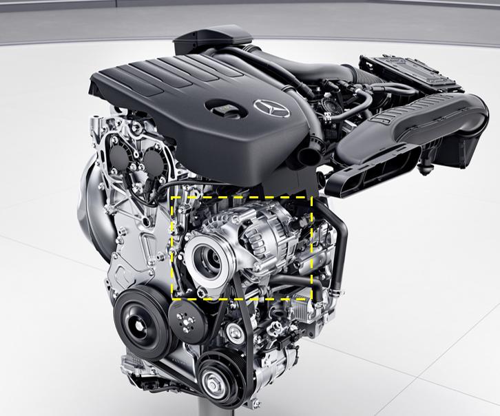 奔驰282发动机,奔驰m282