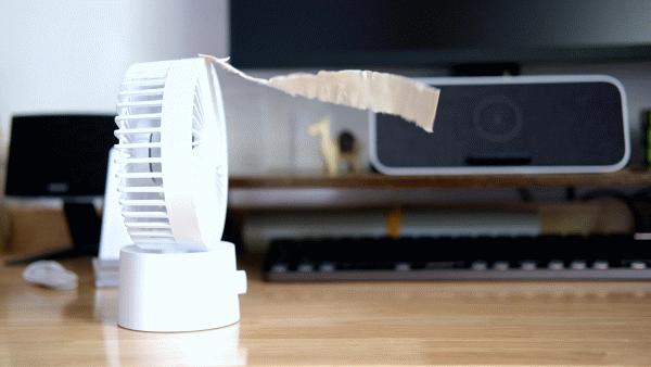 紫米zmi风扇,桌面风扇超长续航10000毫安