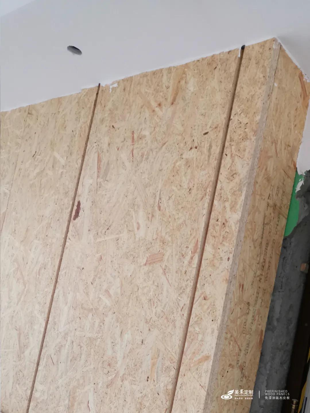 墙面用定向刨花板打底,品质首选