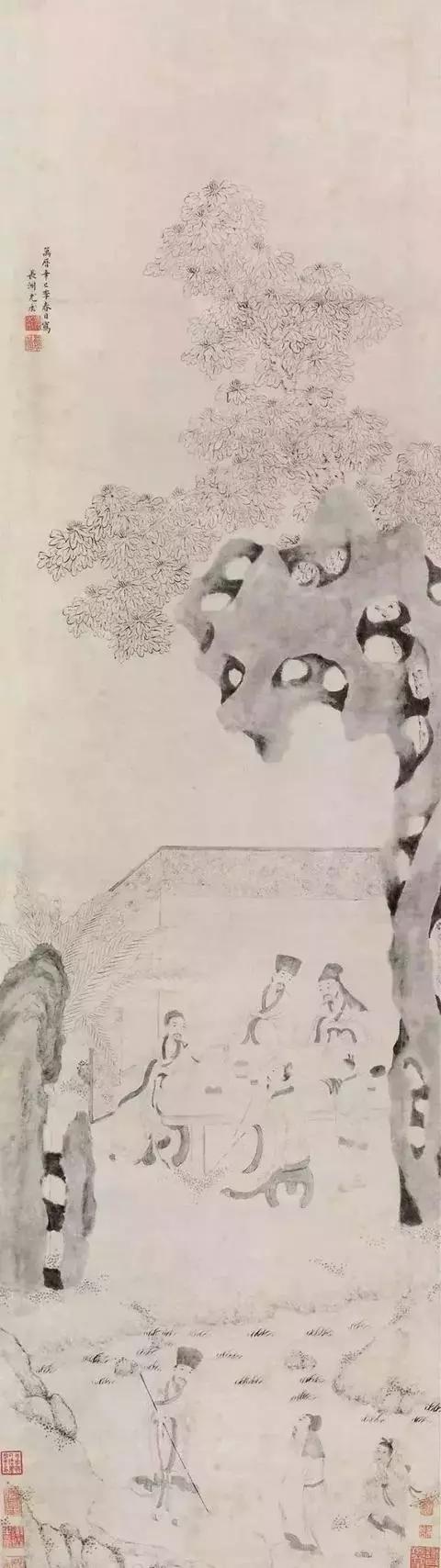 历代中国画中的奇石,中国画奇石作品欣赏