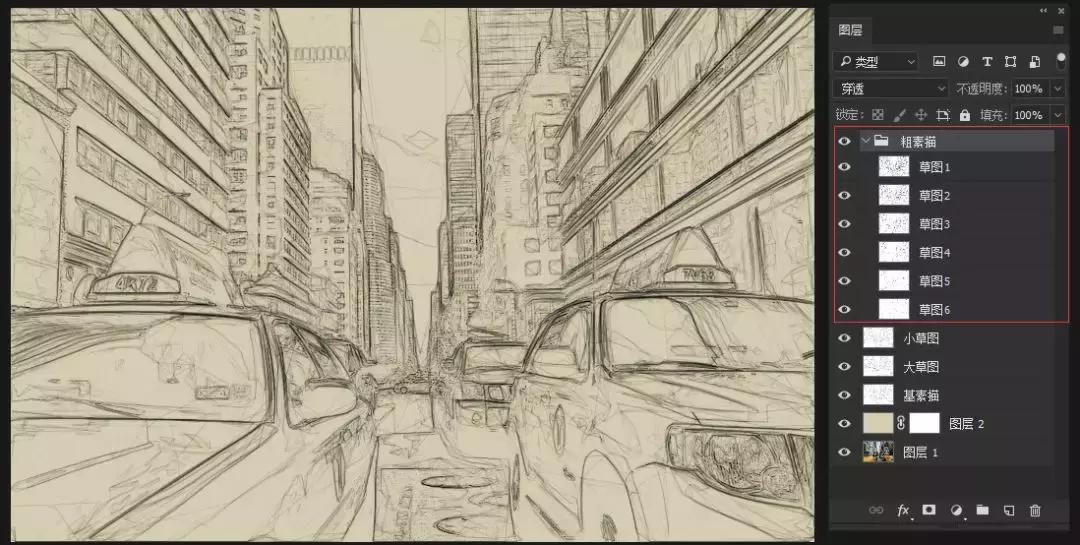 如何在AdobePhotoshop中创建素描效果