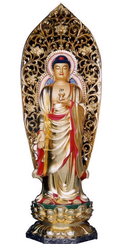 西方三圣是指阿弥陀佛图片,佛教西方三圣阿弥陀佛像