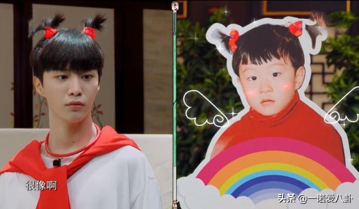 杨迪说鞠婧祎小时候的照片有滤镜,鞠婧祎童年照杨迪