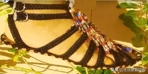 钩针钩出漂亮的毛线鞋图解,钩针钩织有些后跟的鞋子全部教程