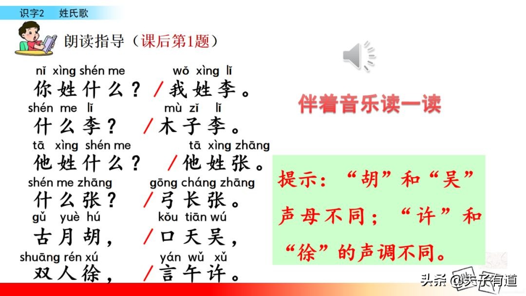 一年级下册语文第二课课文讲解,二年级语文部编版下册第1课预习