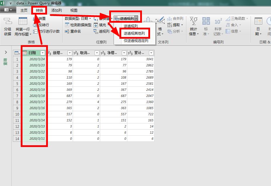 二维表动态转换一维表,excel二维表如何转一维表