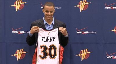 勇士队五年三冠缔造者-斯蒂芬-库里选秀始末