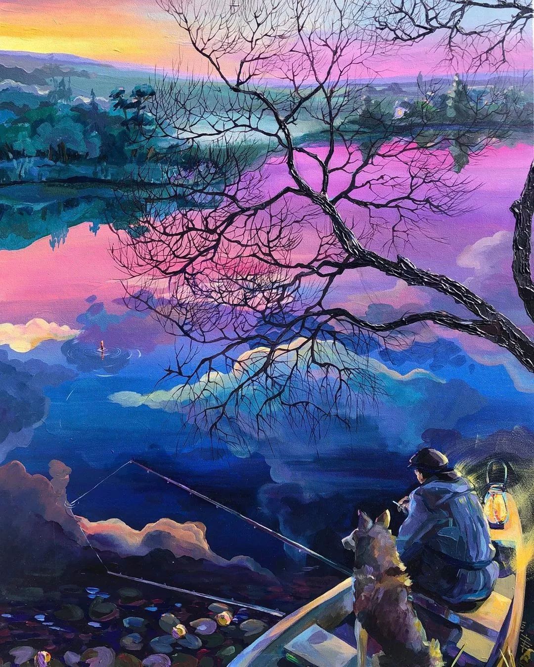 巨幅油画抽象零基础怎样画,油画基础知识油画风景应该怎么画