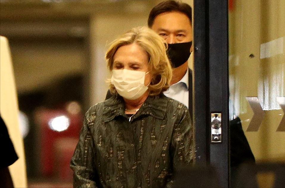 希拉里和克林顿同框,希拉里与克林顿同框视频