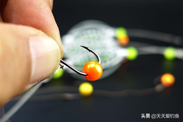 珠珠钓如何选钩,珠珠钓绑钩方法图解