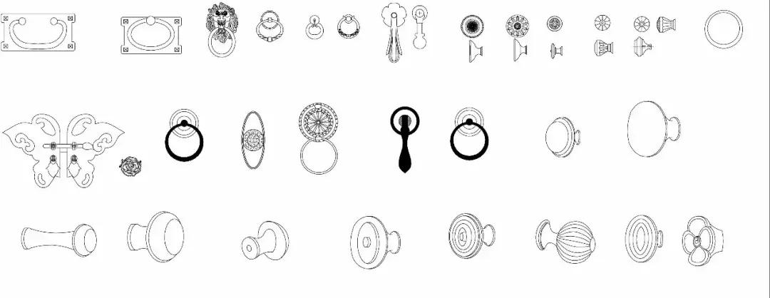 家具配件小五金结构图,定制家具五金配件有哪些