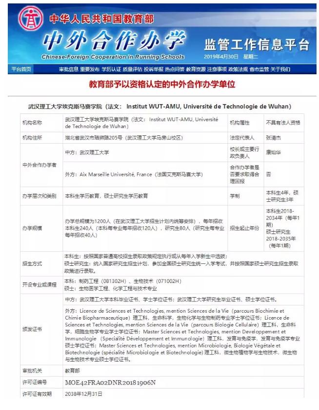 湖北唯一，中法双学位！武汉这个新学院被法国总统关注！