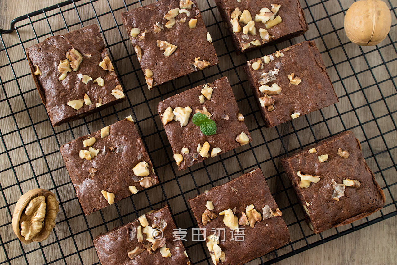 低脂巧克力布朗尼蛋糕,布朗尼巧克力制作教程