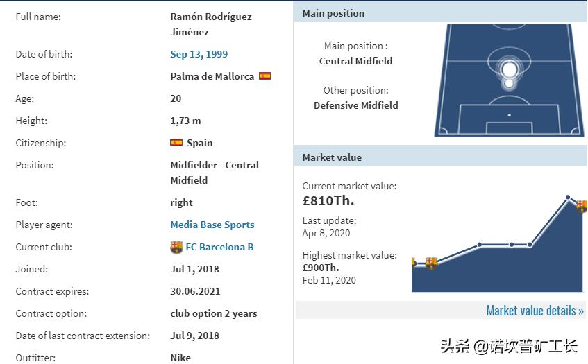 巴萨球员蒙楚转会,巴萨中场节奏大师