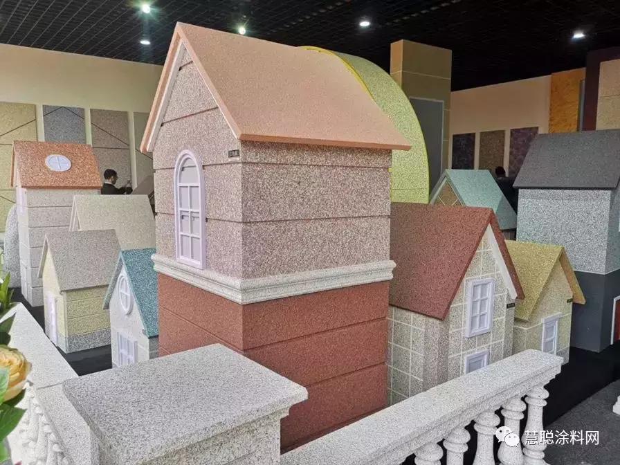 建材店真石漆外墙效果图门头,外墙仿石漆店面效果图