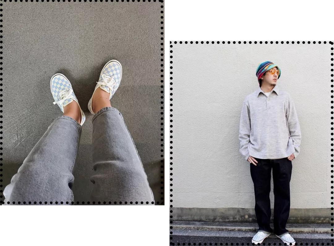 棋盘格网红款,厚底vans棋盘格