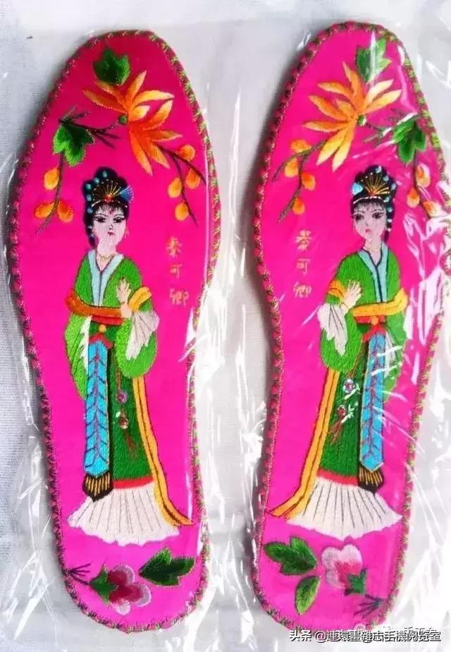 手工绣花鞋垫纯手工鞋垫,最厉害的鞋垫