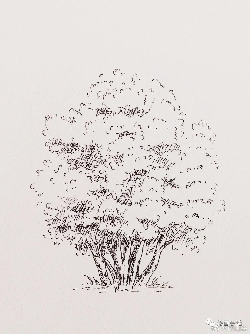 吴冠中钢笔风景速写,黄劲勇钢笔风景速写