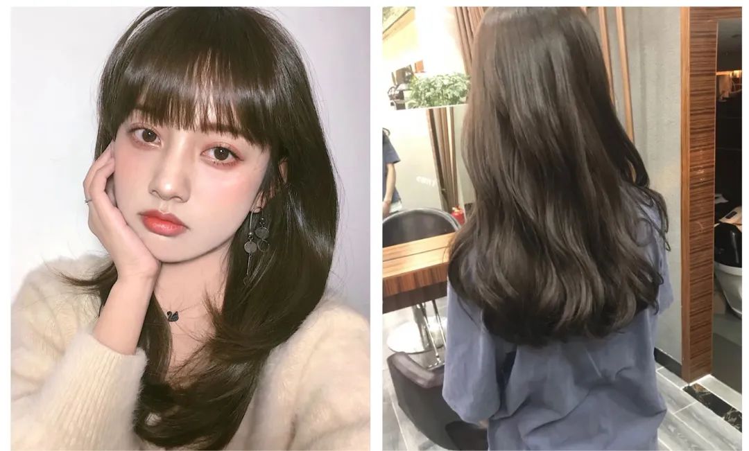 2022年流行发色显白黑茶冷棕,流行发色2021显白减龄短发颜色