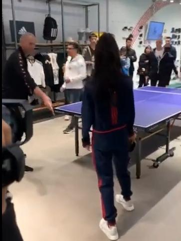 齐达内和杨颖,齐达内来中国视频