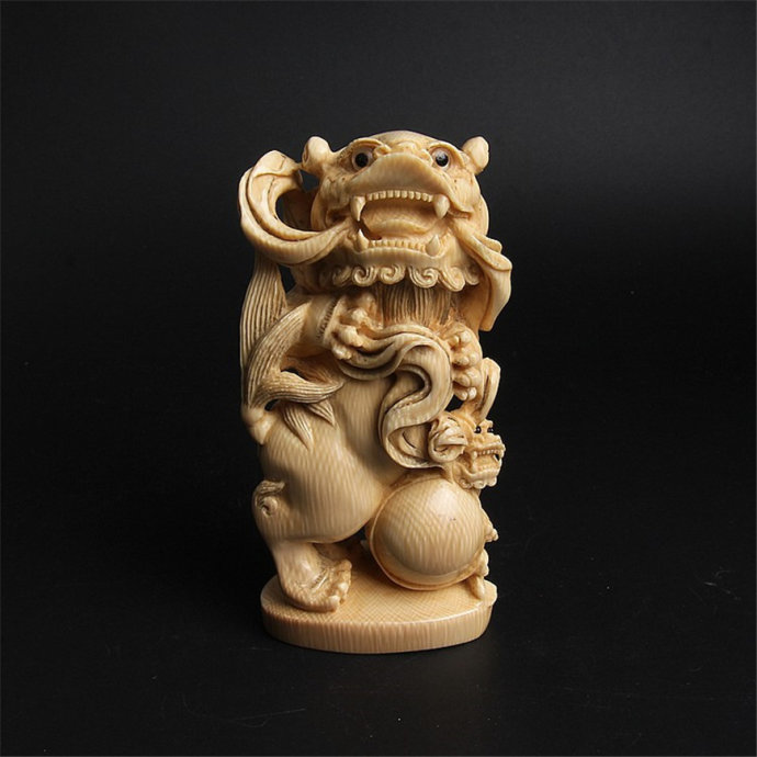 耗时3年才完成的猛犸牙雕作品,猛犸牙雕彩刻