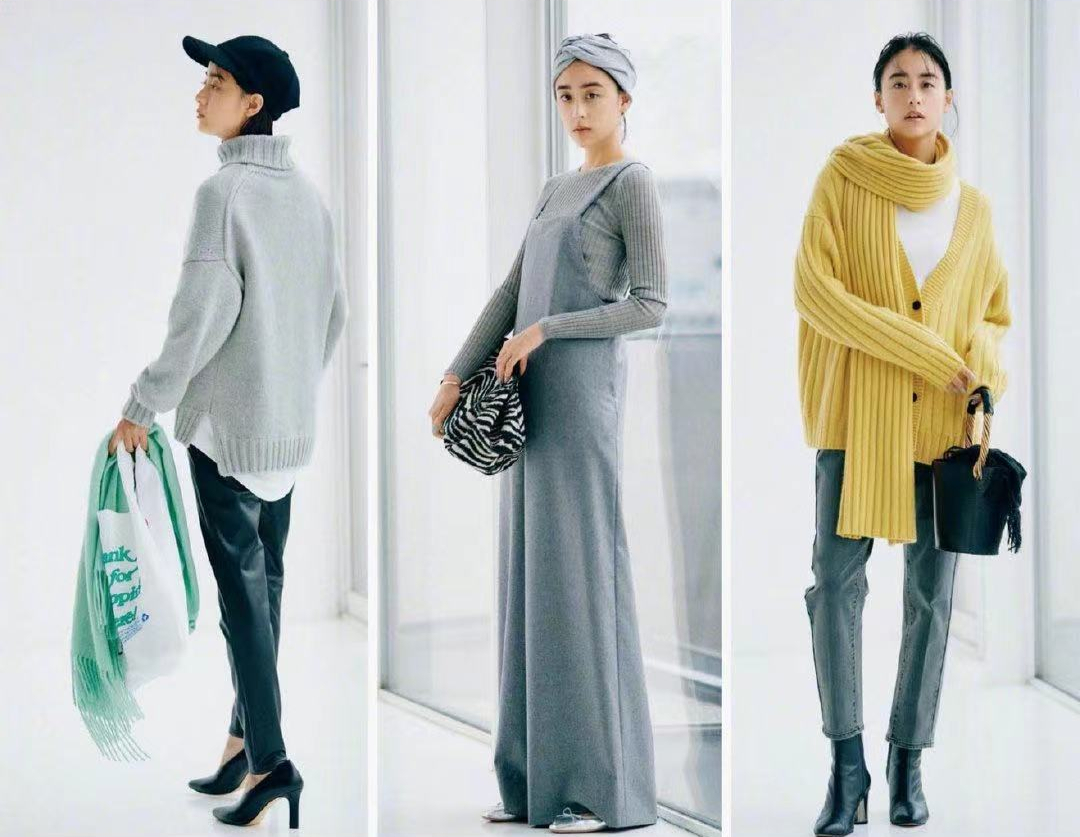 冬季灰色的高级穿搭法则,灰色系小众风穿搭
