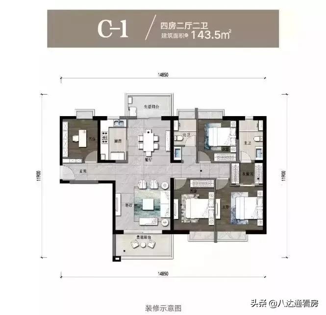 双河湾宸樾,筑友双河湾最好户型