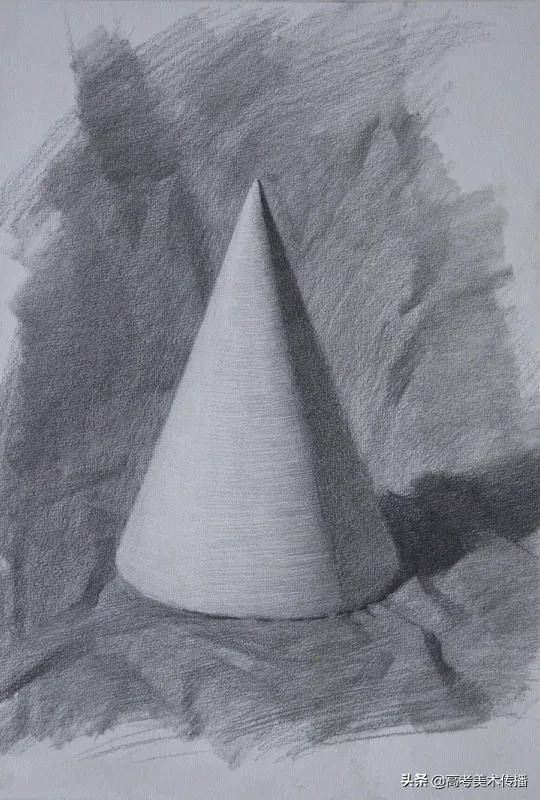 最简单的几何体素描画法步骤图片,素描几何体基础入门圆