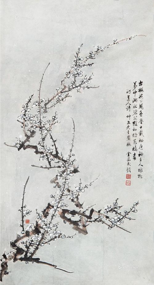 中国风山水画中的雪景,中国画雪景山水画