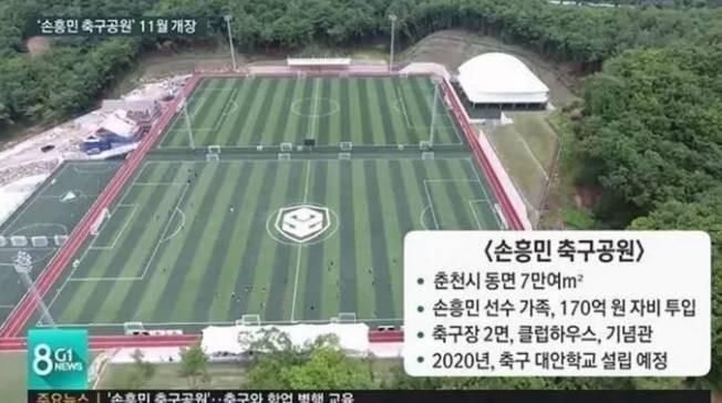孙兴慜建的足球场多少钱,孙兴慜投资建足球场