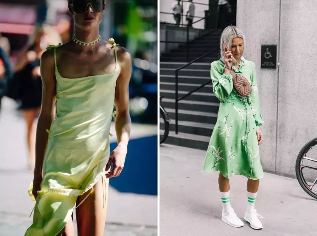 爱情睡醒了唐嫣荷叶边裙子,唐嫣同款荷叶边条纹连衣裙