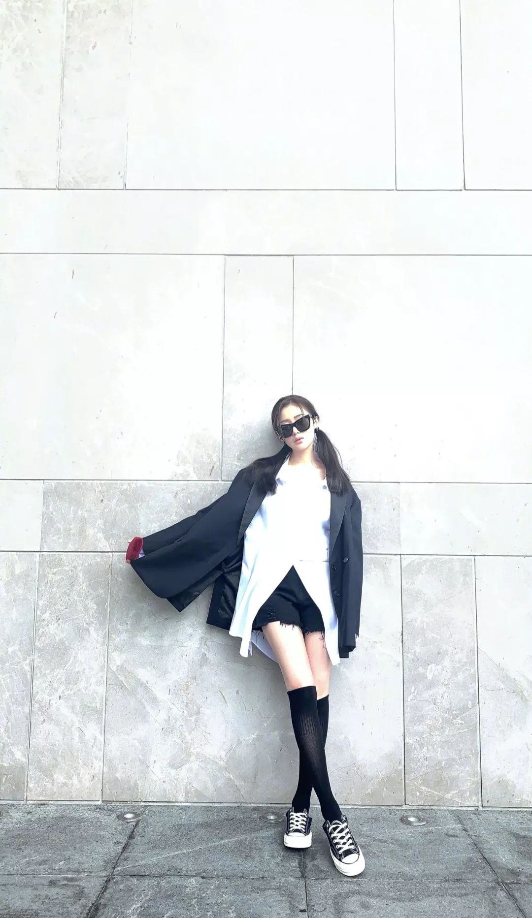 杨幂最潮穿搭,杨幂露腿式穿法