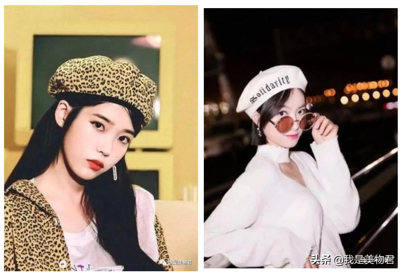 圆脸胖妹妹帽子显脸小推荐,买帽子宽和细哪种条纹显脸小