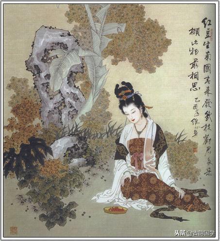 中国古典百美诗画（上）：一位佳丽一首古诗，可谓赏心悦目，收藏