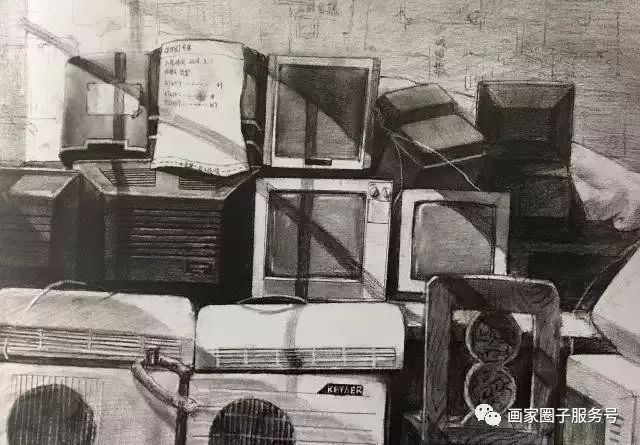 清华大学美术学院设计素描高分卷,清华学生校考素描作品