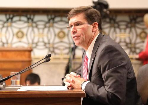 美防长埃斯珀特朗普,美防长埃斯珀和特朗普的事件