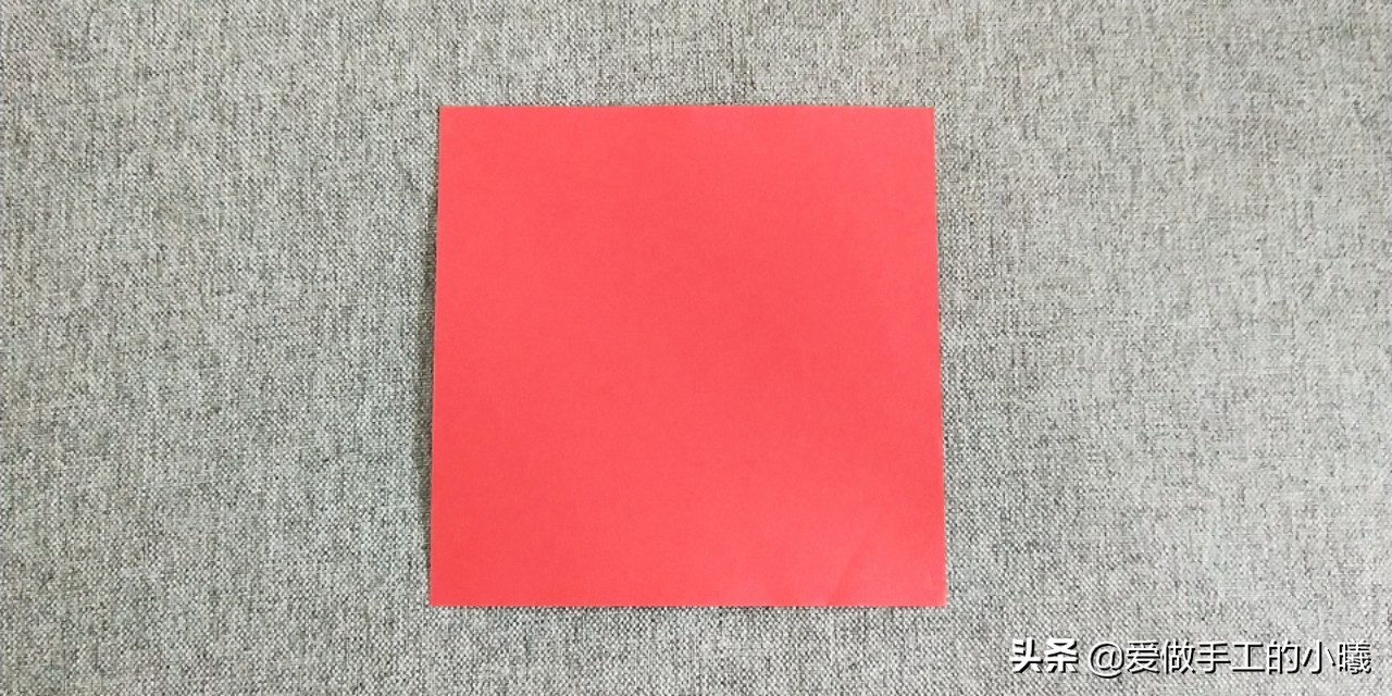 四瓣花折纸,四瓣花手工折纸视频简单