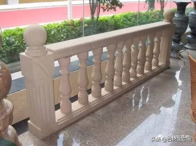 别墅大理石栏杆款式大全,别墅阳台栏杆温州石材